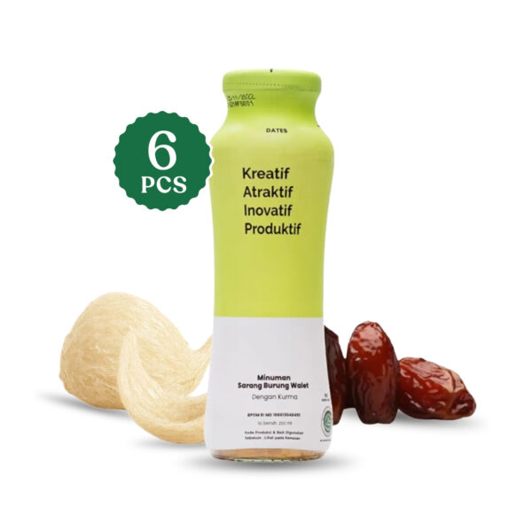 Active Dates Drink Infused with Real Bird’s Nest 210ml × 6 Pack