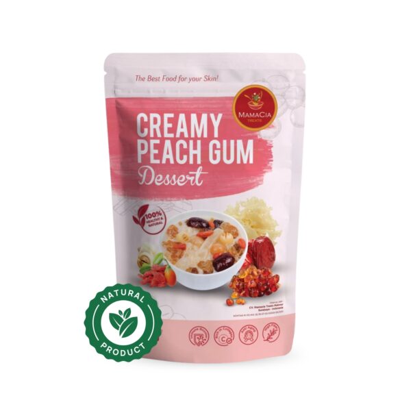 Creamy Peach Collagen Dessert