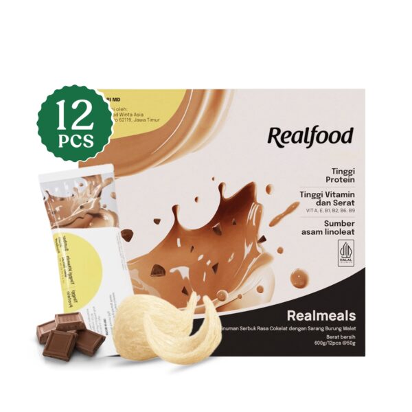 Nest Protein Meal Chocolate Flavored Drink with Bird’s Nest 50g × 12 pcs