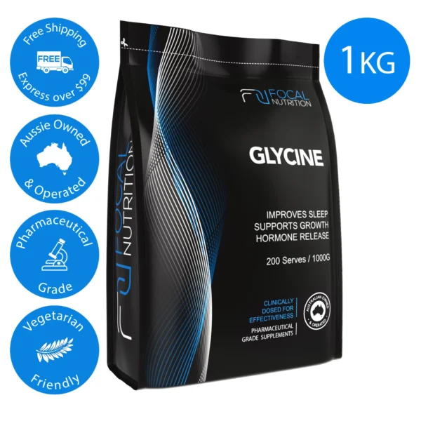 100% PURE GLYCINE POWDER PREMIUM QUALITY 1KG